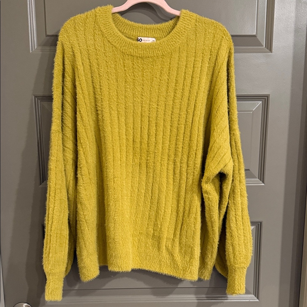 SO Soft Mustard Knit Sweater